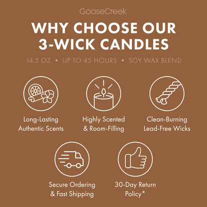 Cinnamon Sugar Vanilla 3-Wick Candle