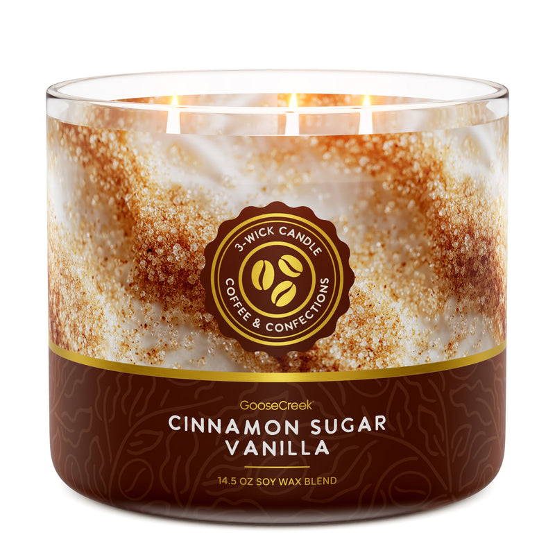 Cinnamon Sugar Vanilla 3-Wick Candle QJ51