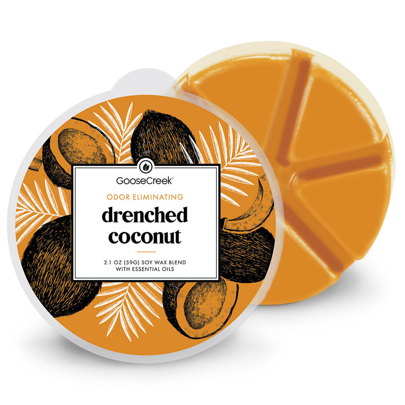 Drenched Coconut Odor Eliminating Wax Melt 3QOO