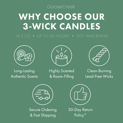 Meadow Wildflowers 3-Wick Candle